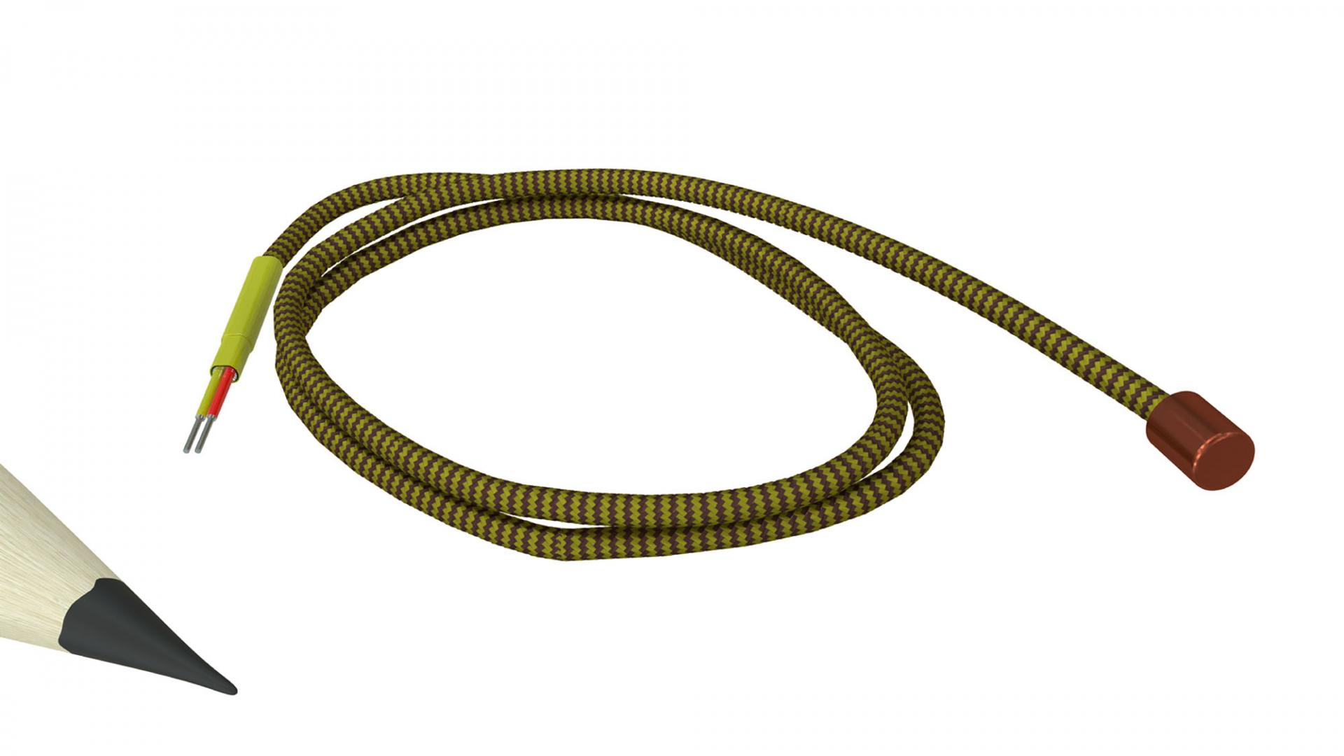 Embedded Brake Pad Thermocouple Temperature Sensor